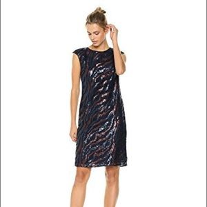 Nic+Zoe Lace Sequin Shift Dress